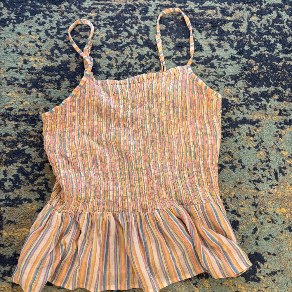 Striped Multicolor Women's Top